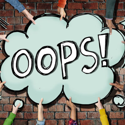 Three Common Business Blog Mistakes - Oops image - Digital Donkey Marketing